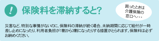 保険料を滞納すると